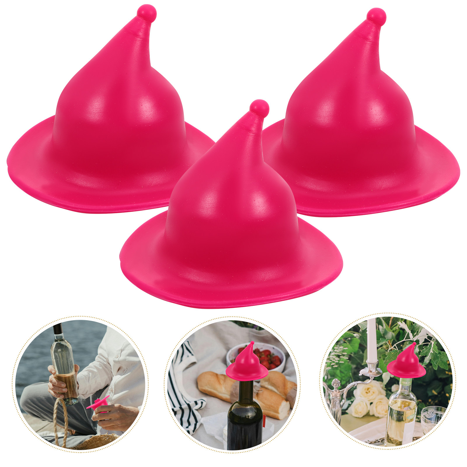 4 tappi in silicone per bottig - Wine Beer Hat recensione e prezzo